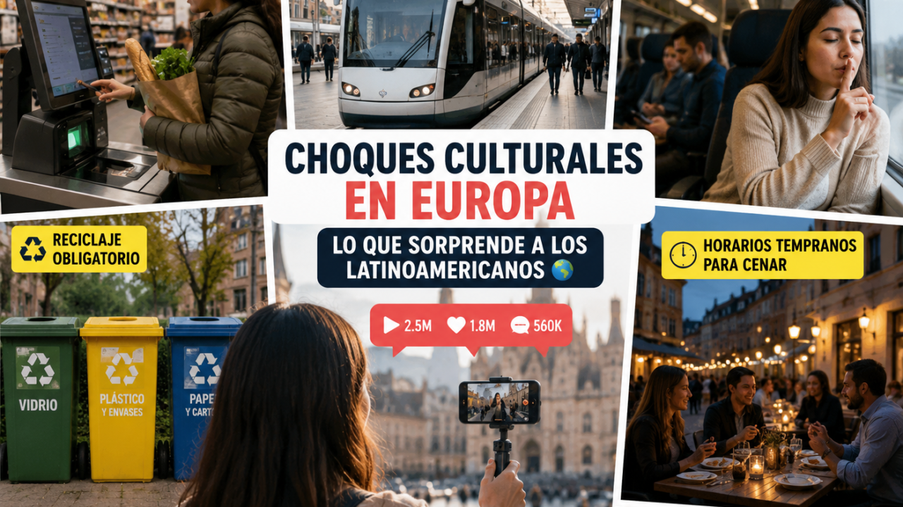 Cinco costumbres europeas que sorprenden a los latinoamericanos y generan millones de visitas en redes