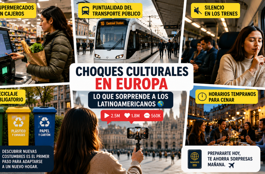 Cinco costumbres europeas que sorprenden a los latinoamericanos&hellip;