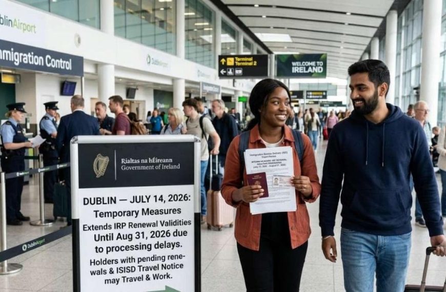 Irlanda mantiene un fuerte crecimiento migratorio pese a la reducción de llegadas