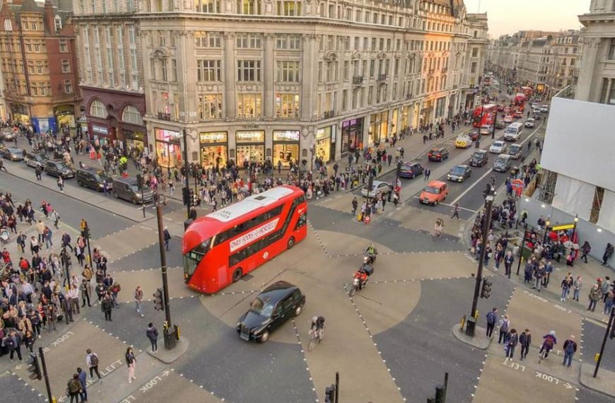 LLega peatonalizacion de Oxford Street en Londres.